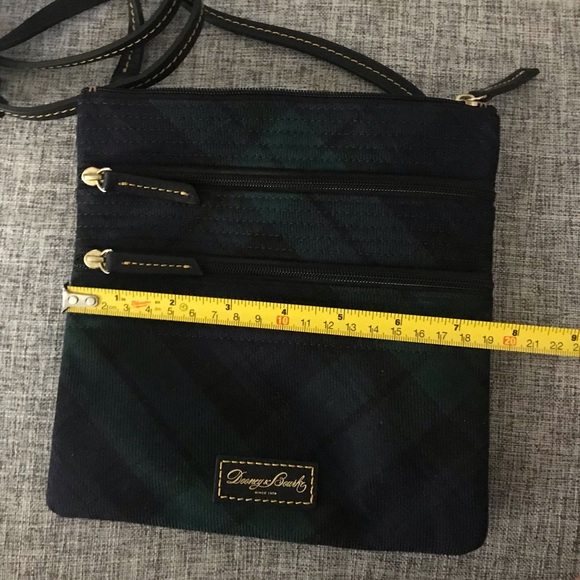 Dooney & Bourke Green Tartan Cross Body - Picture 4 of 5